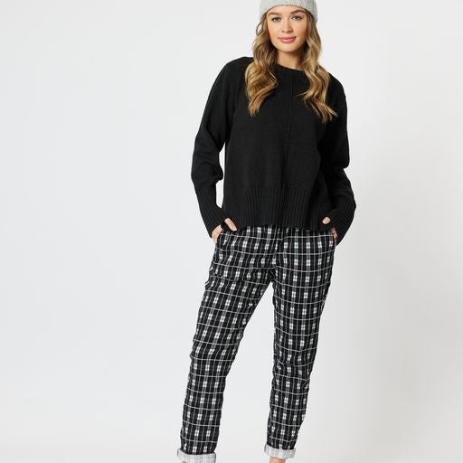 Pant - Stella Check Jogger