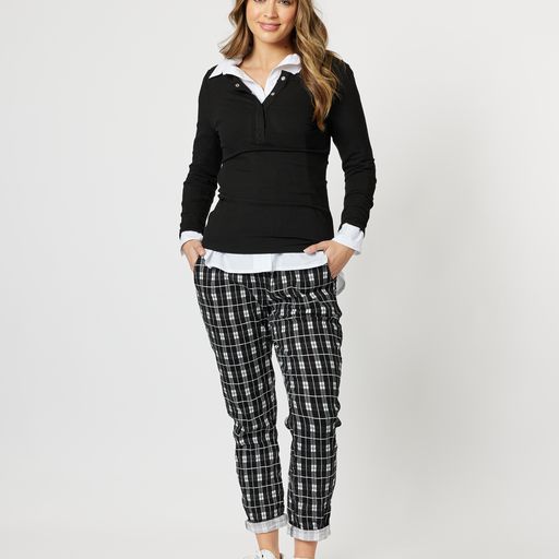 Pant - Stella Check Jogger