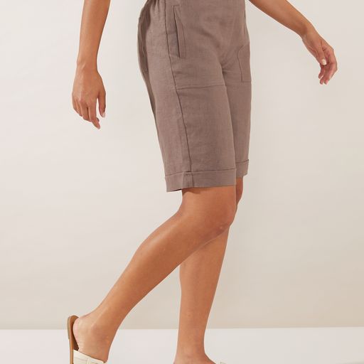 Pant - Linen Tailored Shorts