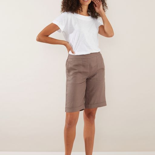 Pant - Linen Tailored Shorts