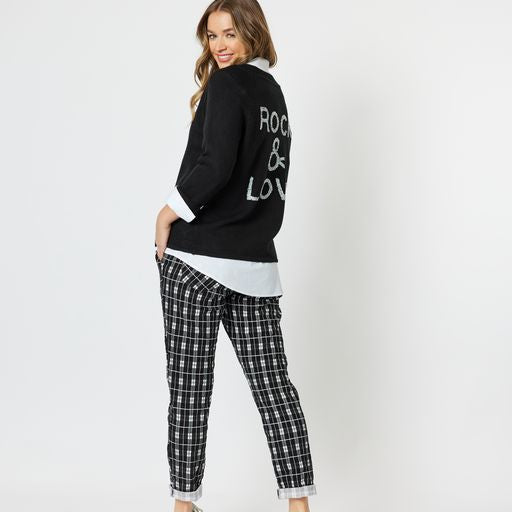 Pant - Stella Check Jogger