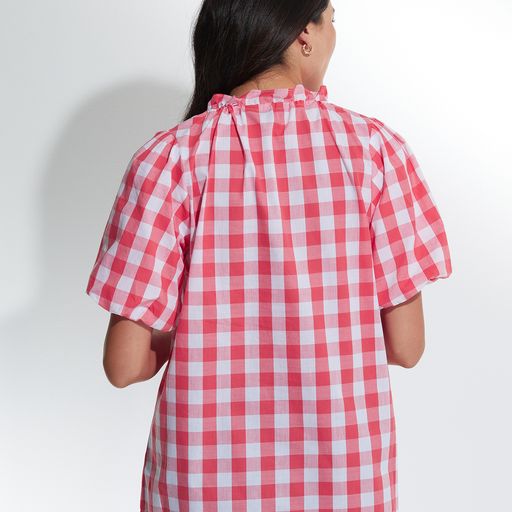 Top - S/S Gingham by Marco Polo