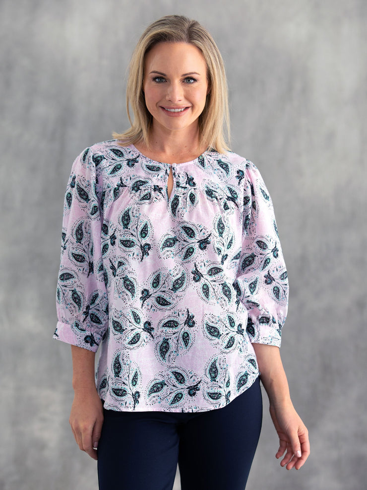 Top - Paisley Print by Yarra Trail