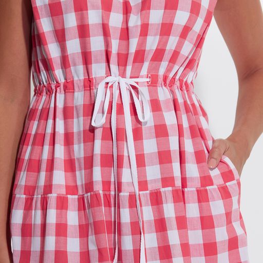Dress - S/L Gingham by Marco Polo