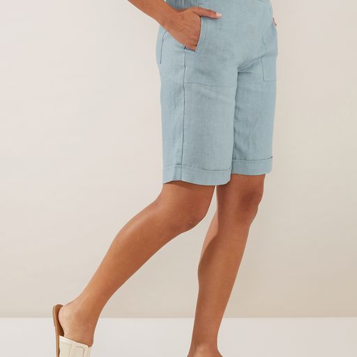 Pant - Linen Tailored Shorts