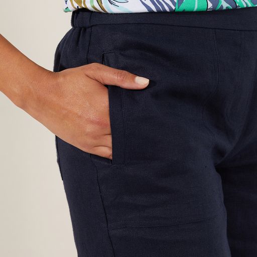 Pant - Linen Tailored Shorts