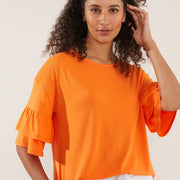 Top - Ruffle SLV by Yarra Trail