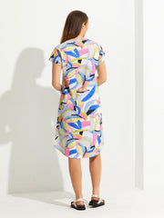 Dress - Curves Print by Yarra Trail