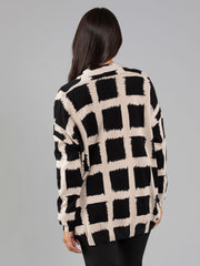 Cardigan - Checkers Print by Yarra Trail