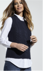Vest - In Stitches Preppy by FOIL