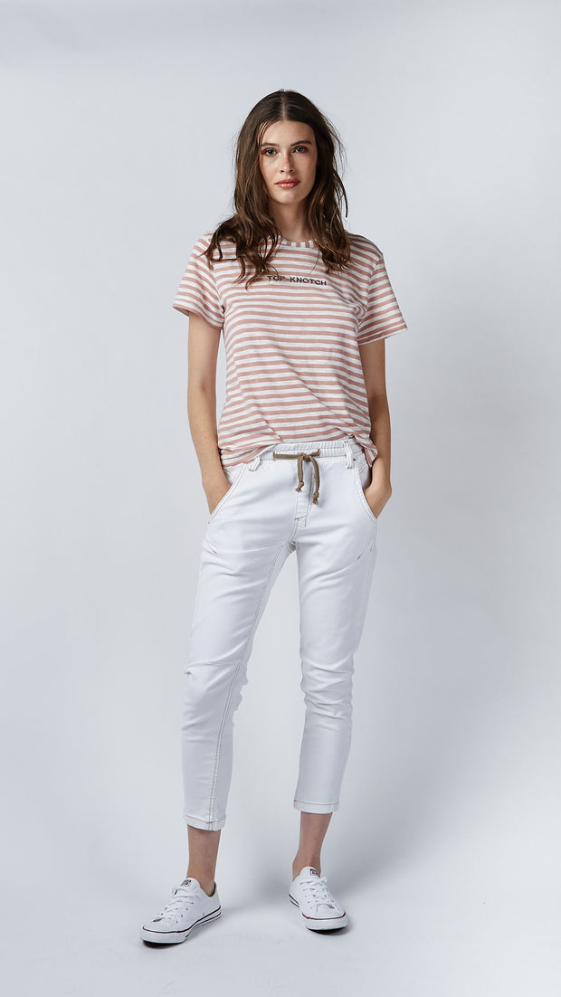 Pant - Active White Jeans by Dricoper