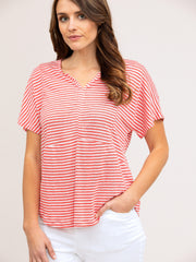 Top - Fine Stripe Quince Tee by Yarra Trail