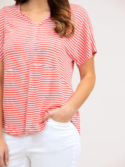 Top - Fine Stripe Quince Tee by Yarra Trail