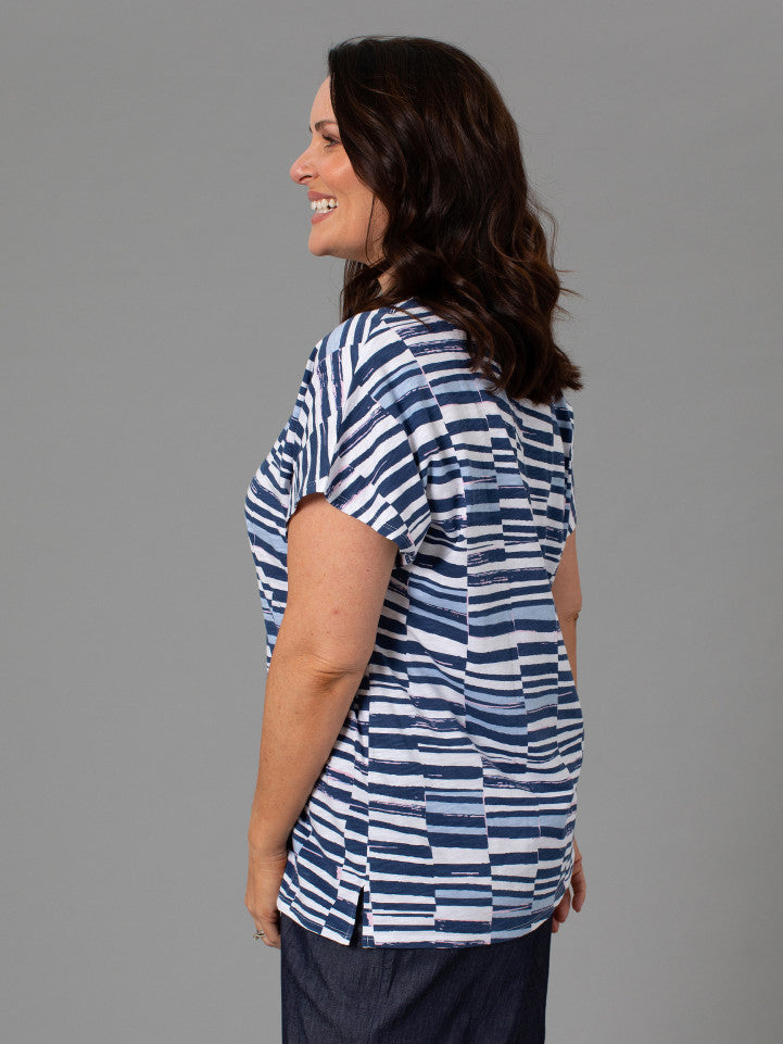 Top - Brick Print Tee by Yarra Trail