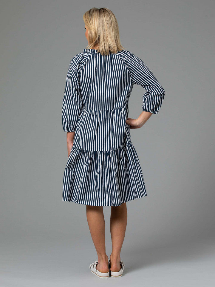 Dress - Flared Stripe by Yarra Trail