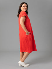 Dress - Short SLV Angle Spliced by Yarra Trail