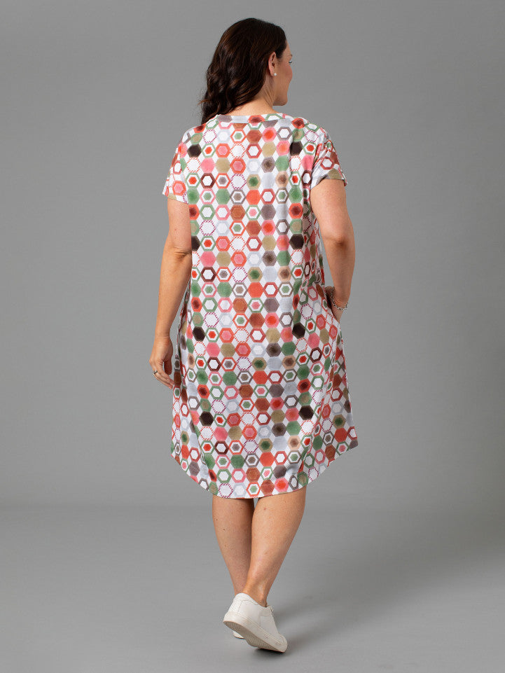 Dress - Hex Print by Yarra Trail