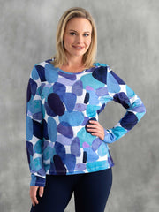 Top - Rocks Print tee by Yarratrail