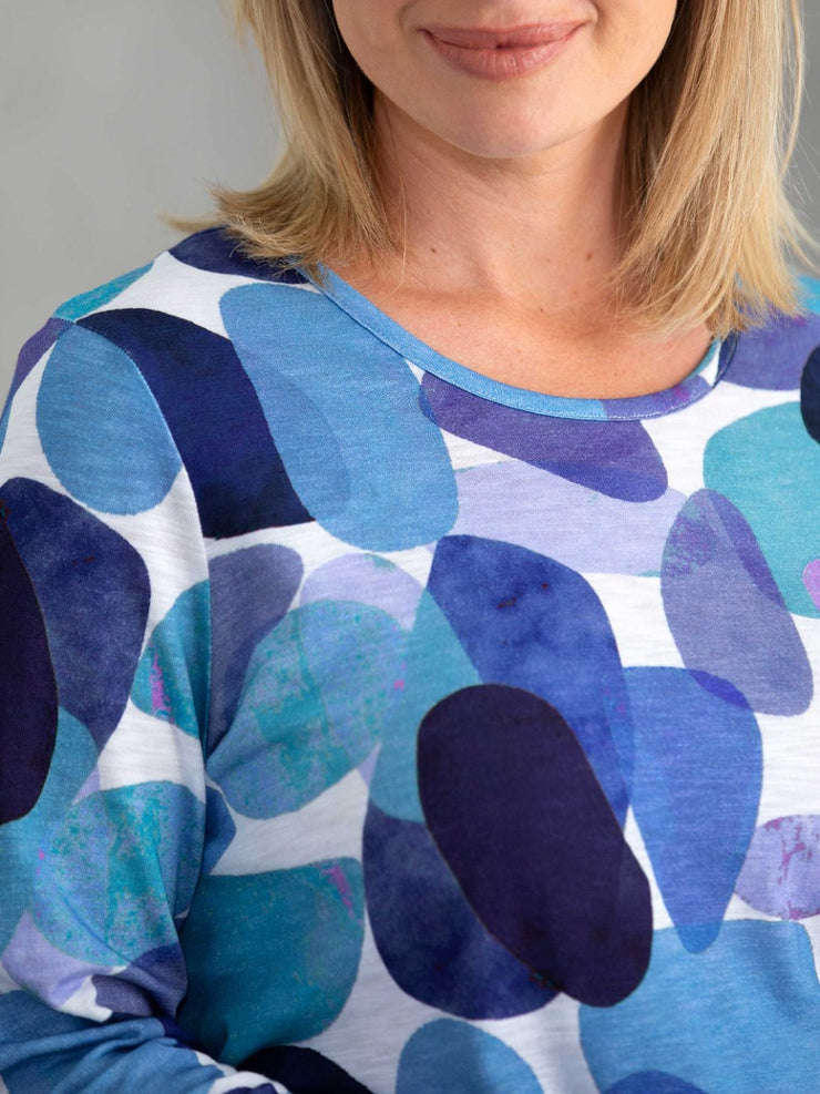 Top - Rocks Print tee by Yarratrail