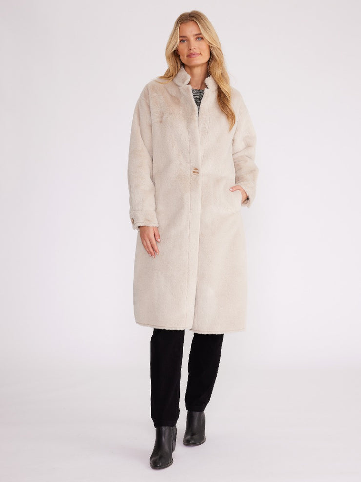 Jacket - Faux Fur Bonded Coat by Yarra Trail