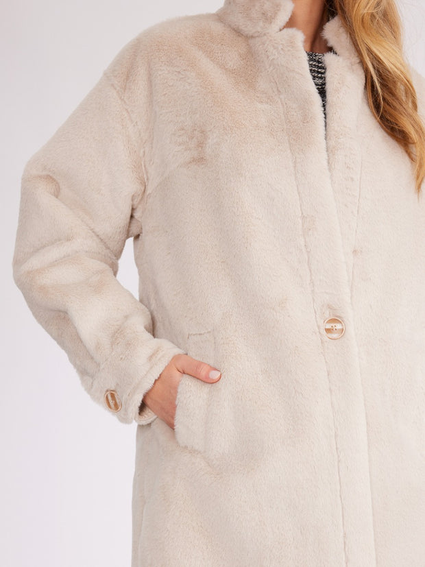 Jacket - Faux Fur Bonded Coat by Yarra Trail