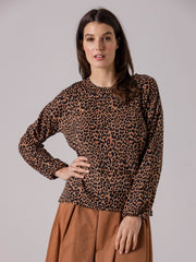 Top - Leopard Print Tee by Yarra Trail