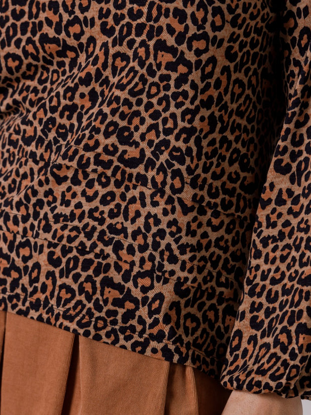 Top - Leopard Print Tee by Yarra Trail
