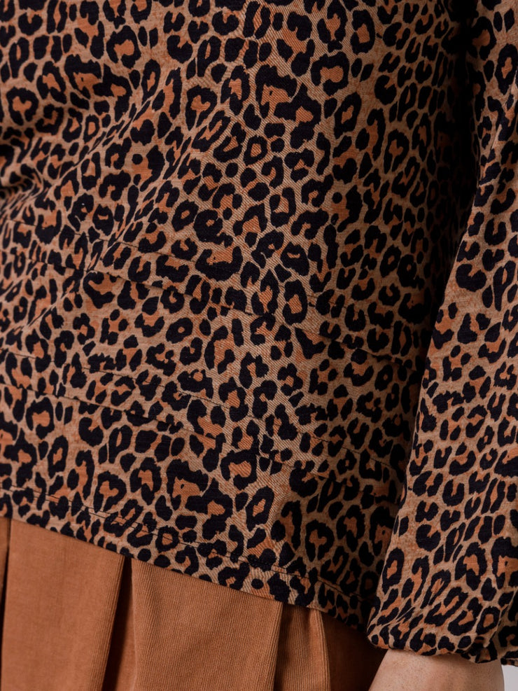 Top - Leopard Print Tee by Yarra Trail