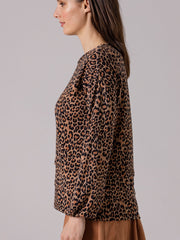 Top - Leopard Print Tee by Yarra Trail