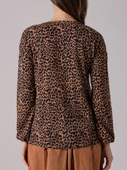 Top - Leopard Print Tee by Yarra Trail