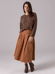 Top - Leopard Print Tee by Yarra Trail
