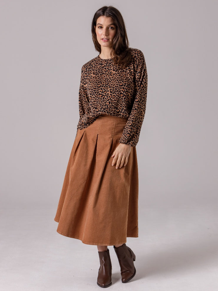 Top - Leopard Print Tee by Yarra Trail