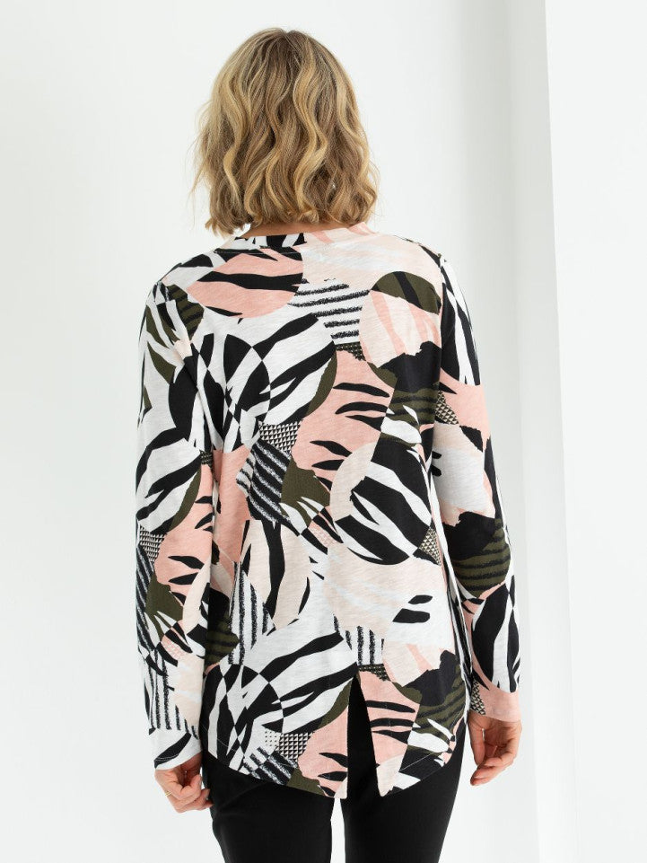 Top - L/S Animal Spot by Marco Polo